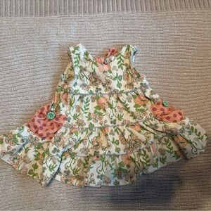 Matilda Jane Floral Kids Dress - Pink and Green